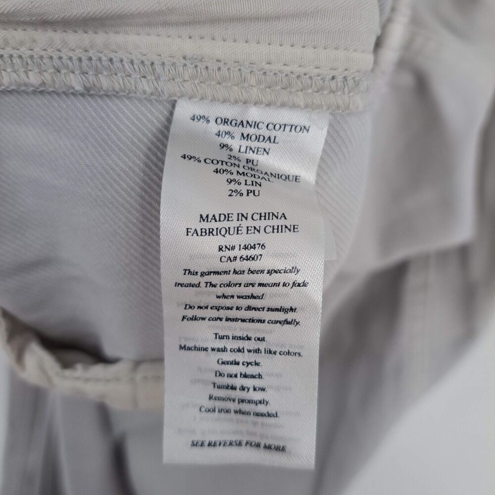 Faherty Essential Pants Mariner Gray Organic Cott… - image 5